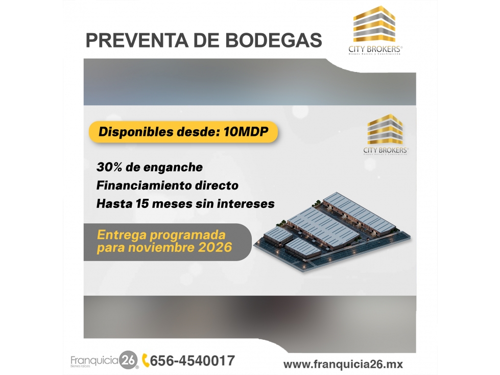 PREVENTA DE BODEGAS CERCA DE PUENTE ZARAGOZA - 5