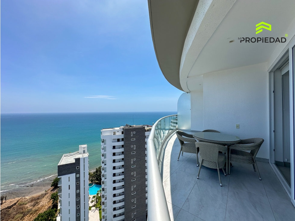 Venta de departamento amoblado en Manta Mykonos Torre D