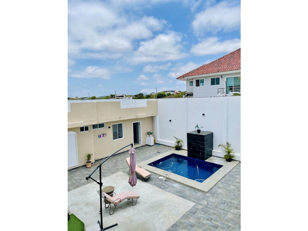 CASA CON PISCINA EN URBANIZACION, BARBASQUILLO, MANTA — foto 6