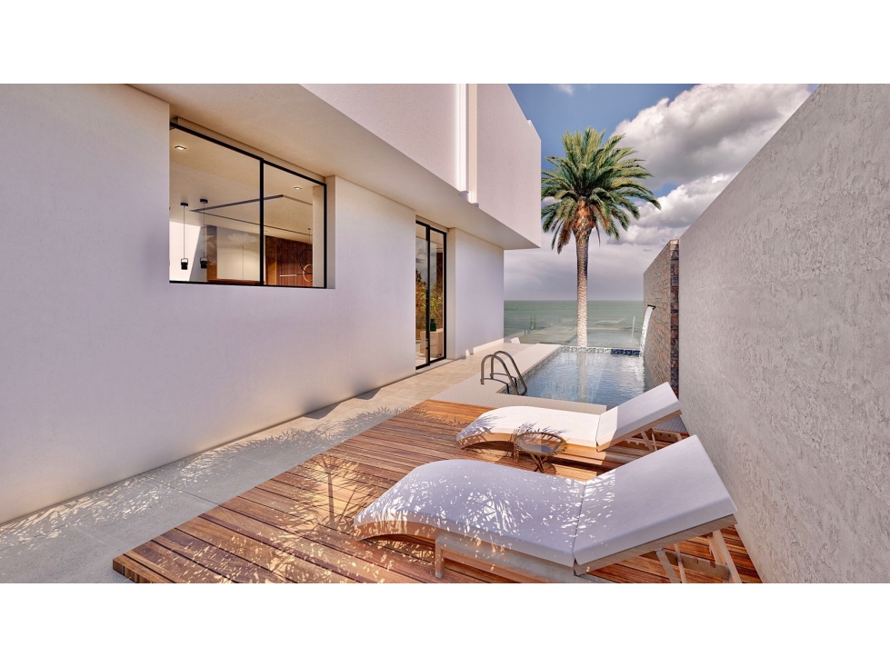 CASA MODERNA VISTA AL MAR CON PISCINA EN URB. CIUDAD DEL MAR, MANTA — foto 6