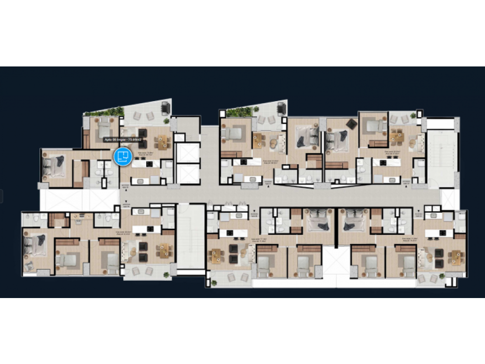 Apartamento en venta de esquinero en Cesión de derechos, Palmas