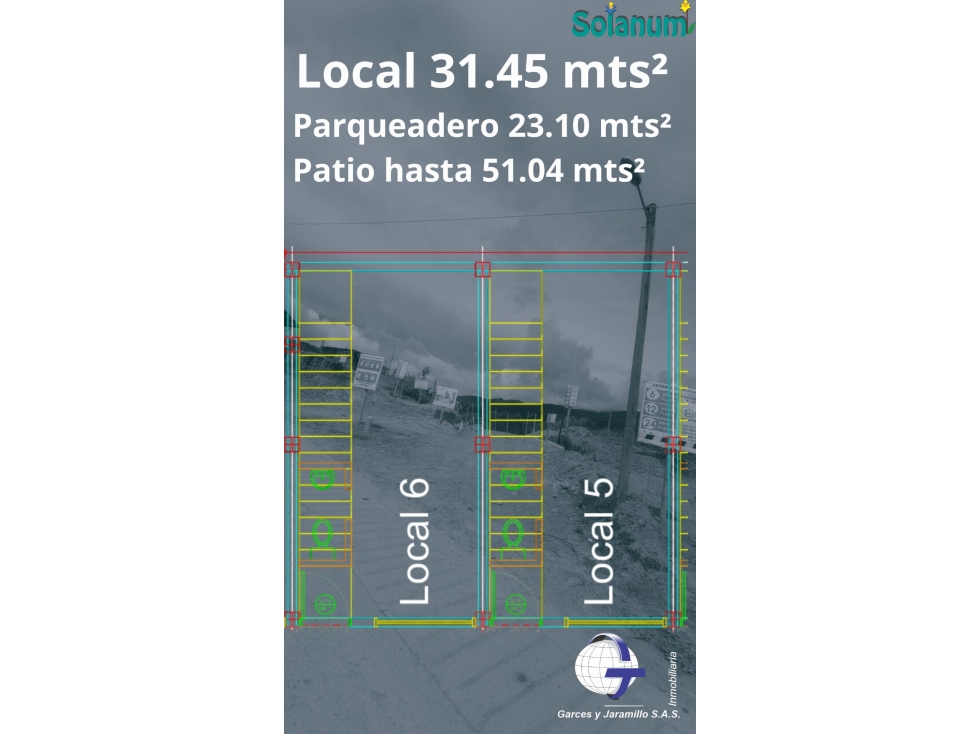 SE VENDE LOCAL #1 SOBRE-PLANOS EN EL PROYECTO SOLANUM, SONSON - 2