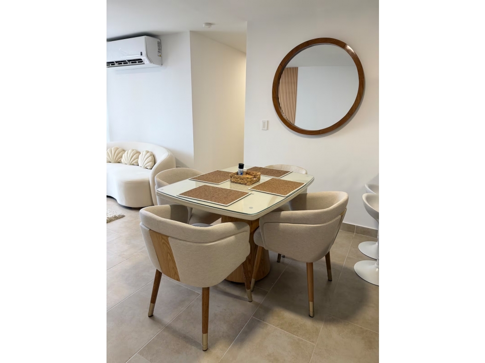 ARRIENDO APARTAMENTO AMOBLADO CONJ. MIRADOR DEL PUERTO - PTO. COLOMBIA — foto 4