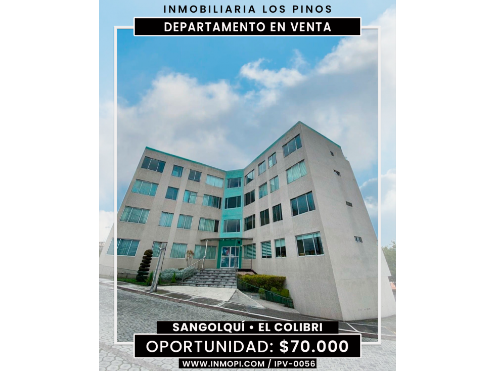 INMOPI VENDE DEPARTAMENTO EN SANGOLQUI IPV-0056