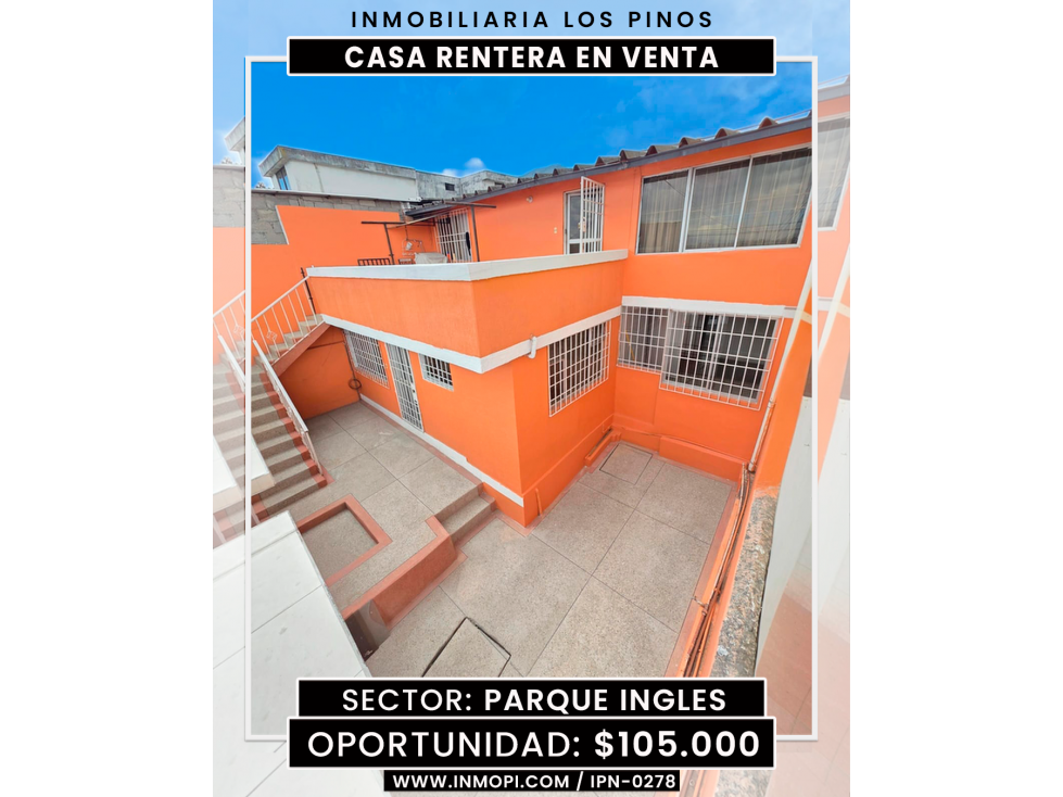 INMOPI VENDE CASA RENTERA PARQUE INGLES IPN-0278 - 1