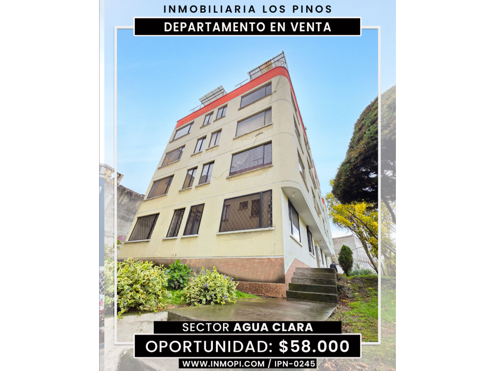 INMOPI VENDE DEPARTAMENTO AGUA CLARA | IPN-0245