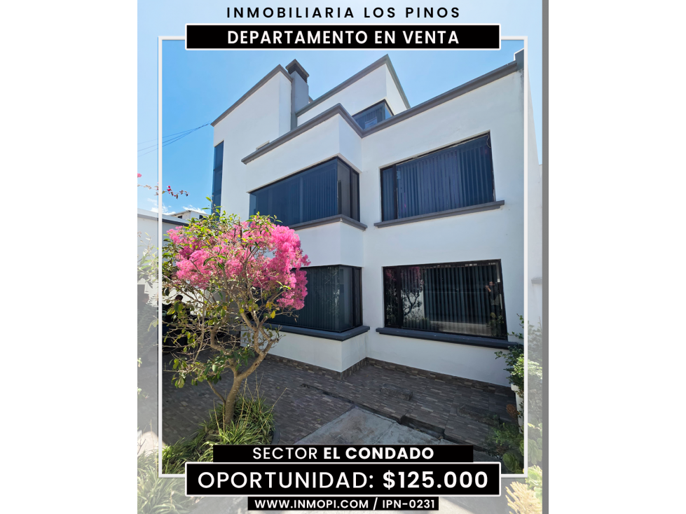 INMOPI VENDE DEPARTAMENTO, EL CONDADO | IPN-0231
