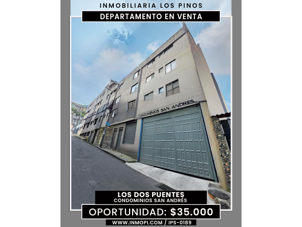 INMOPI VENDE DEPARTAMENTO DOS PUENTES IPS-0189