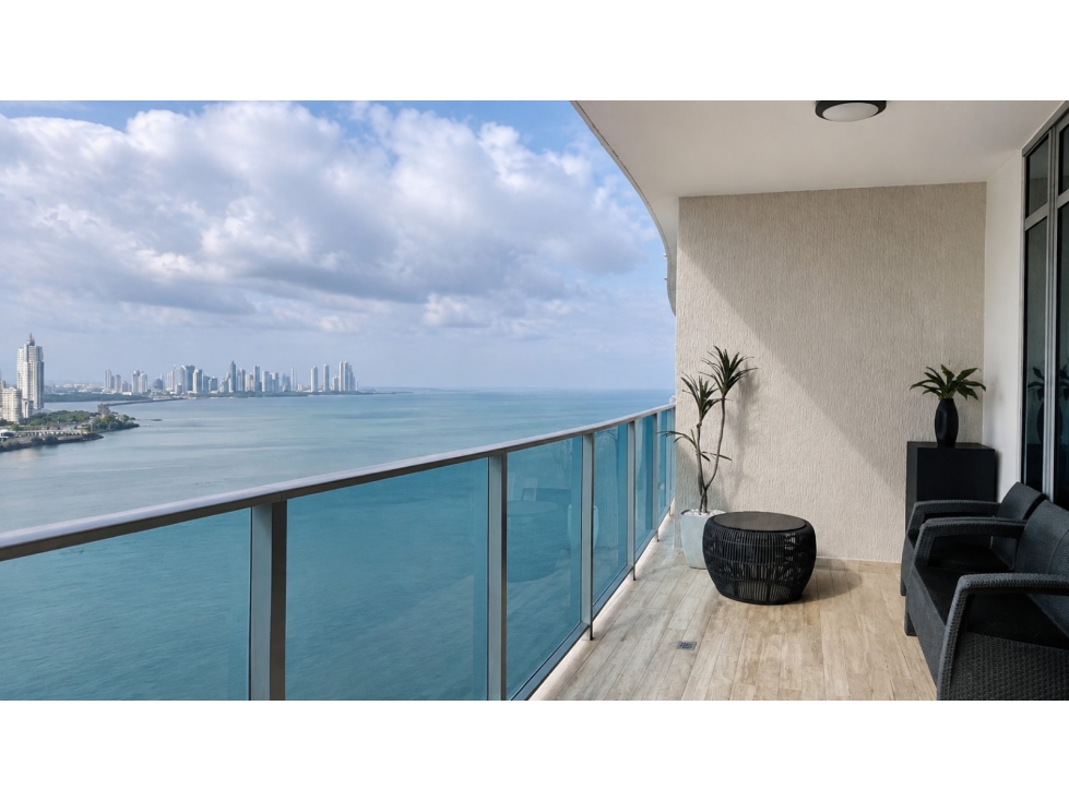 SE ALQUILA EN PH GRAND TOWER - AMOBLADO - MODELO J - PUNTA PACIFICA