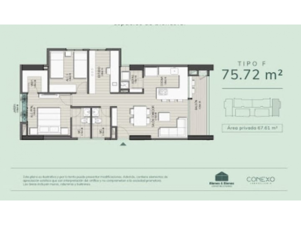 VENTA DE APARTAMENTO EN RIONEGRO SECTOR QUIRAMA — foto 3