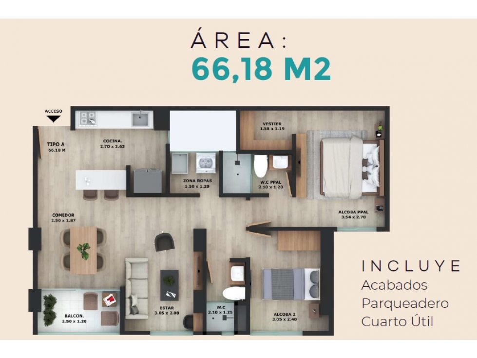 APARTAMENTO EN VENTA SECTOR LA CEJA