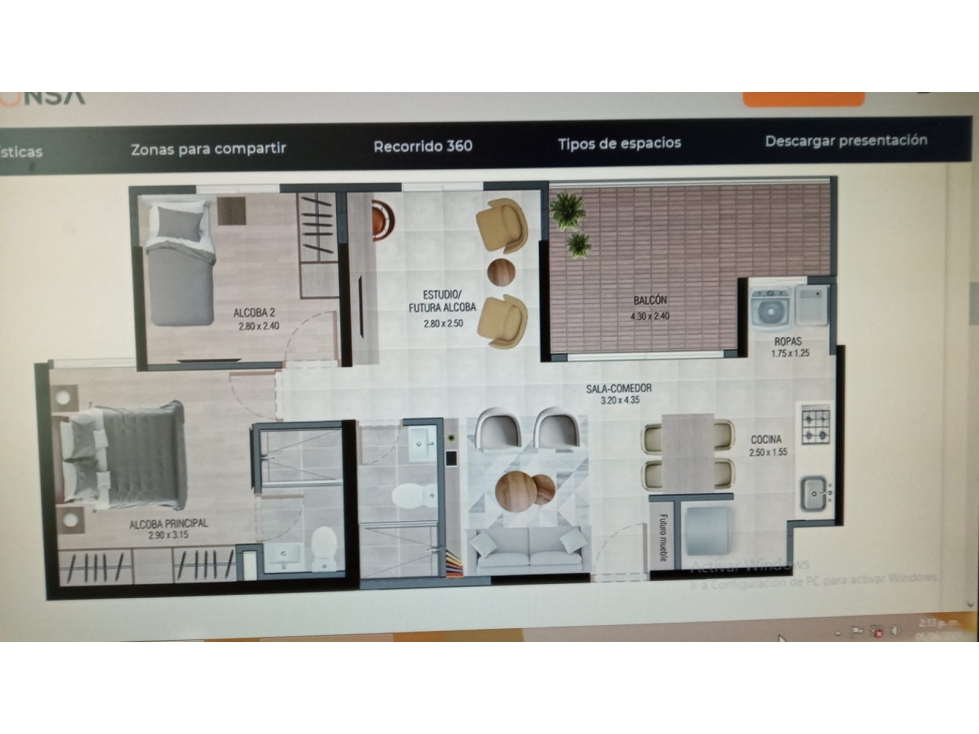APARTAMENTO EN VENTA SECTOR RIONEGRO