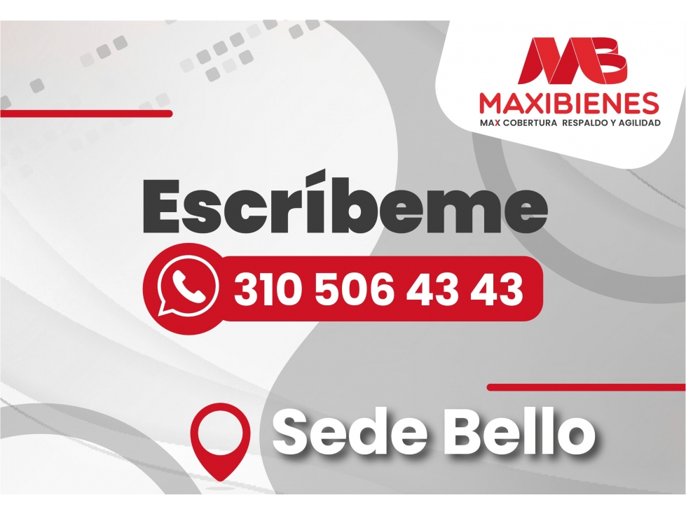 OFICINA PARA ARRIENDO UBICADO EN BELLO - 6