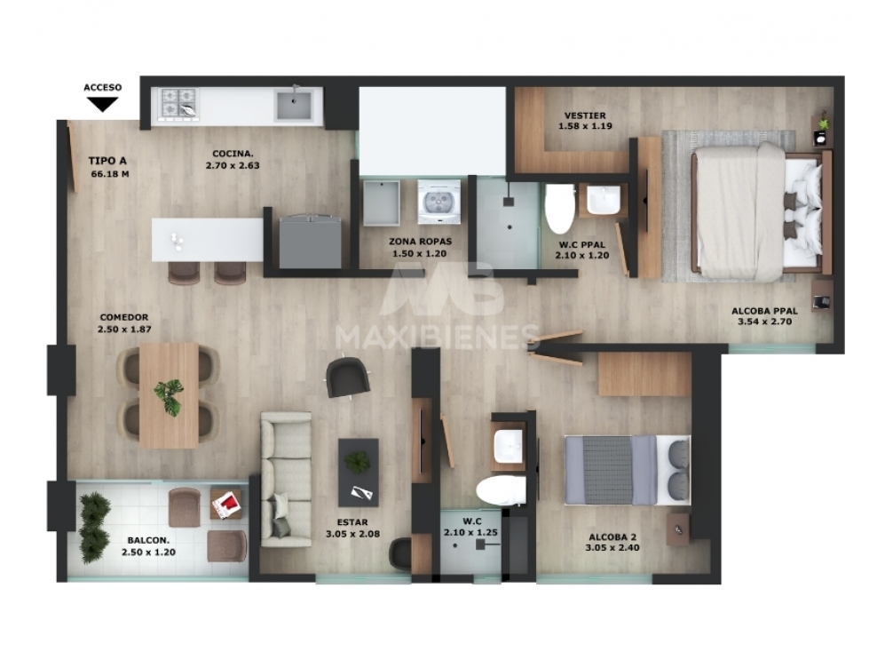 APARTAMENTO EN VENTA EN LA CEJA