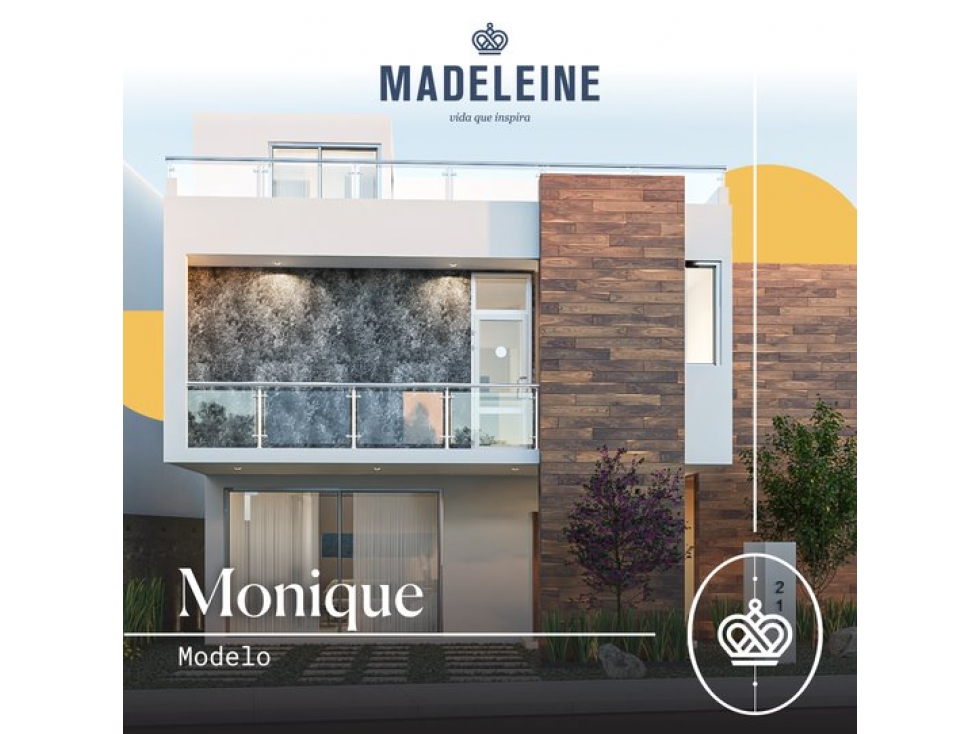 MADELEINE RESIDENCIAL PROTOTIPO MONIQUE 190 METROS.