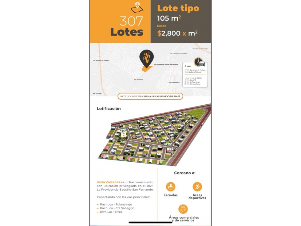 ¡PREVENTA DE LOTES! Vista Volcanes, terrenos dÃ©sde 120m2 - 4