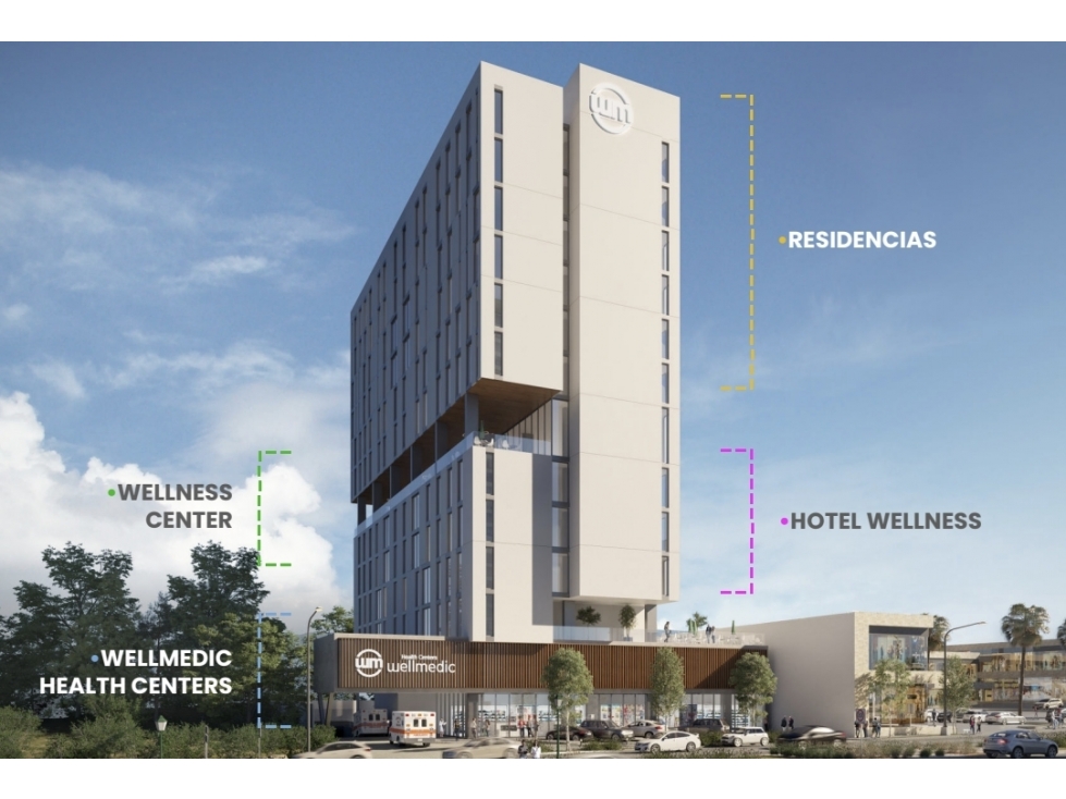 Inversión en edificio Wellmedic, coworking médico, Angelópolis Puebla. - 1
