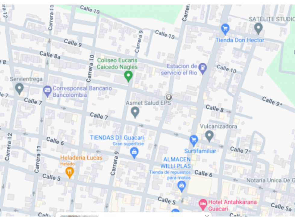Lote Comercial en la Cabecera Municipal, Guacarí - Valle del Cauca - 1