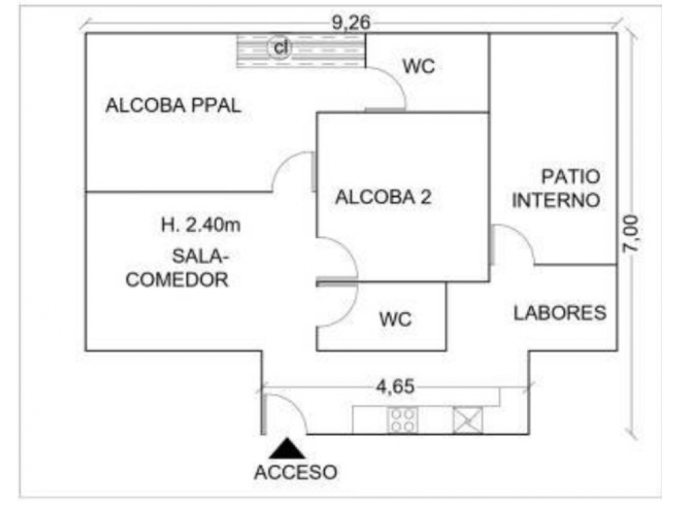 Apartamento en Conjunto Residencial Olivenza Miramar, Barranquilla — foto 2