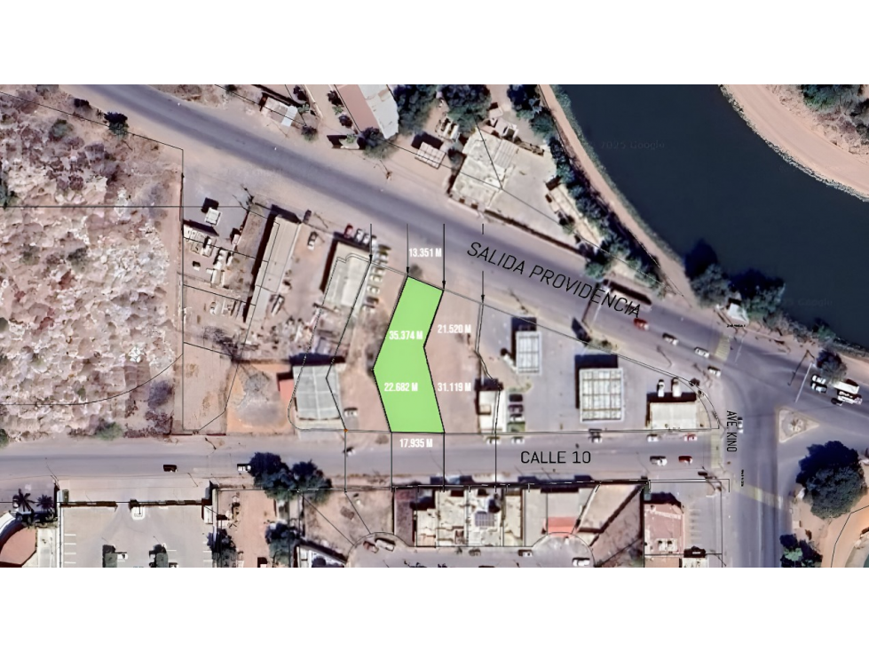 SE VENDE TERRENO ENTRADA A MISIONEROS CALLE 100 CD.OBREGON SON. - 2