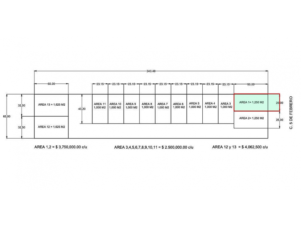 SE VENDE TERRENO CALLE DR. NORMAN E. BORLAUG EN CIUDAD OBREGON SONORA - 2