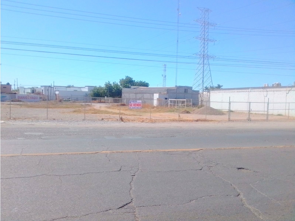 SE VENDE TERRENO CALLE 100 ENTRADA A MISIONEROS EN CD. OBREGÓN.SON - 6