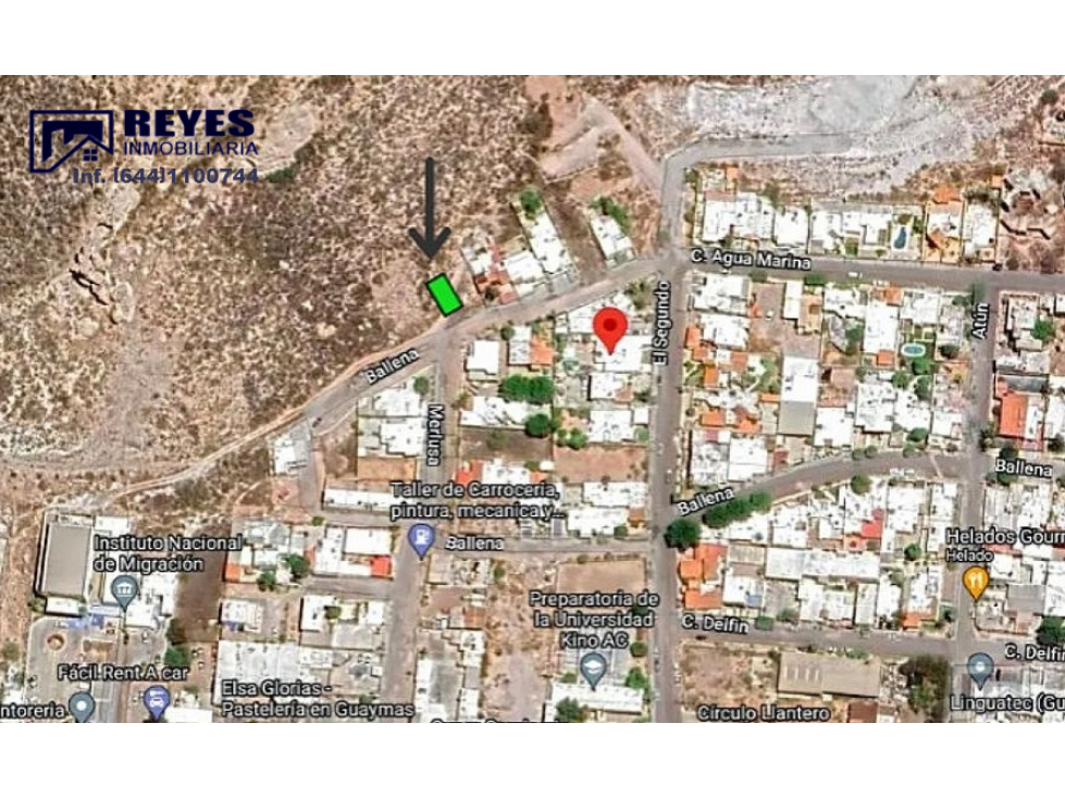 SE VENDE TERRENO COL. LAS DELICIAS GUAYMAS, SONORA. - 2