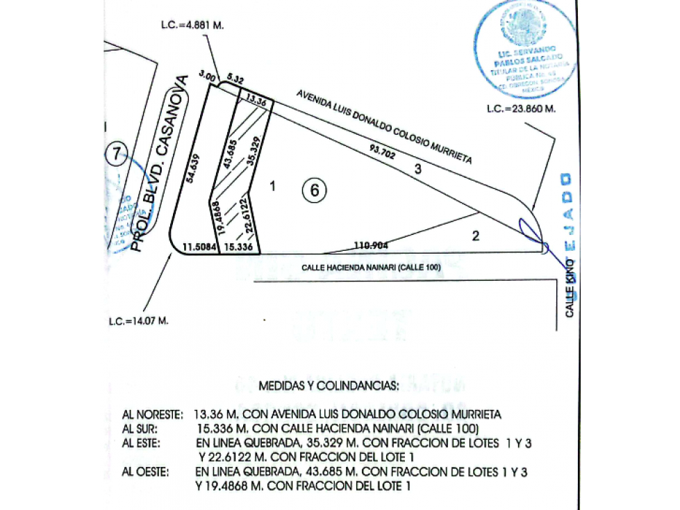 SE VENDE TERRENO CALLE 100 ENTRADA A MISIONEROS EN CD. OBREGÓN.SON - 3