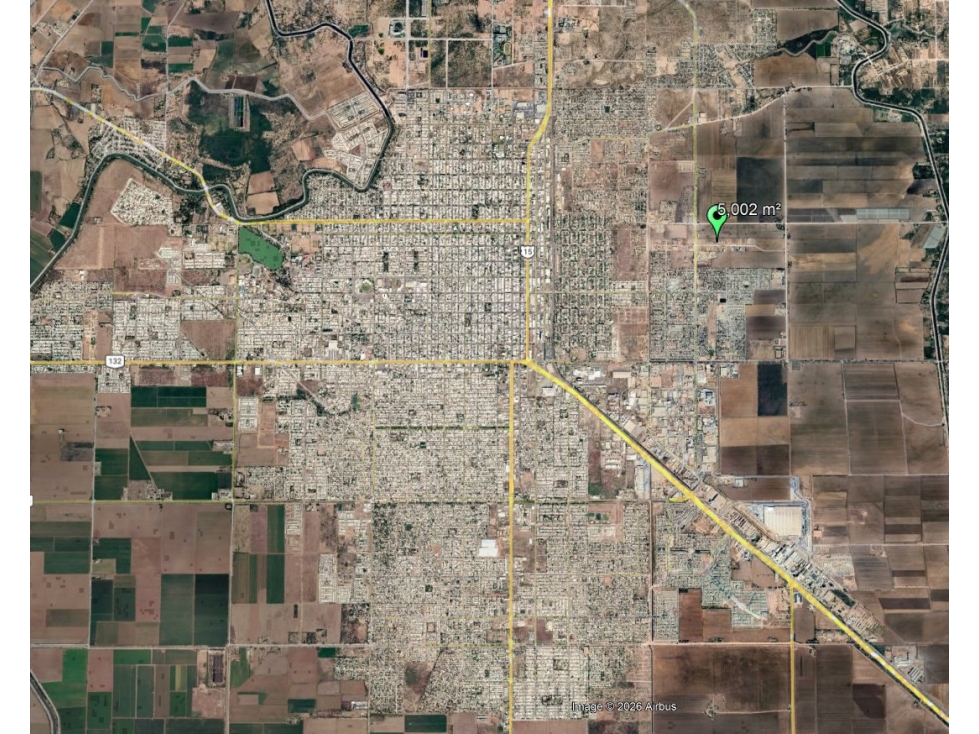 SE VENDE TERRENO C. ALLENDE AL ORIENTE EN CIUDAD, EN OBREGÓN. - 3