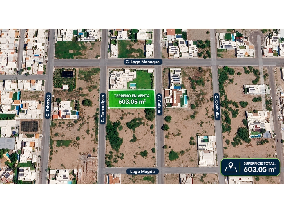SE VENDE TERRENO C. TAMAULIPAS ZONA RESIDENCIAL NORTE CD. OBREGÓN - 1