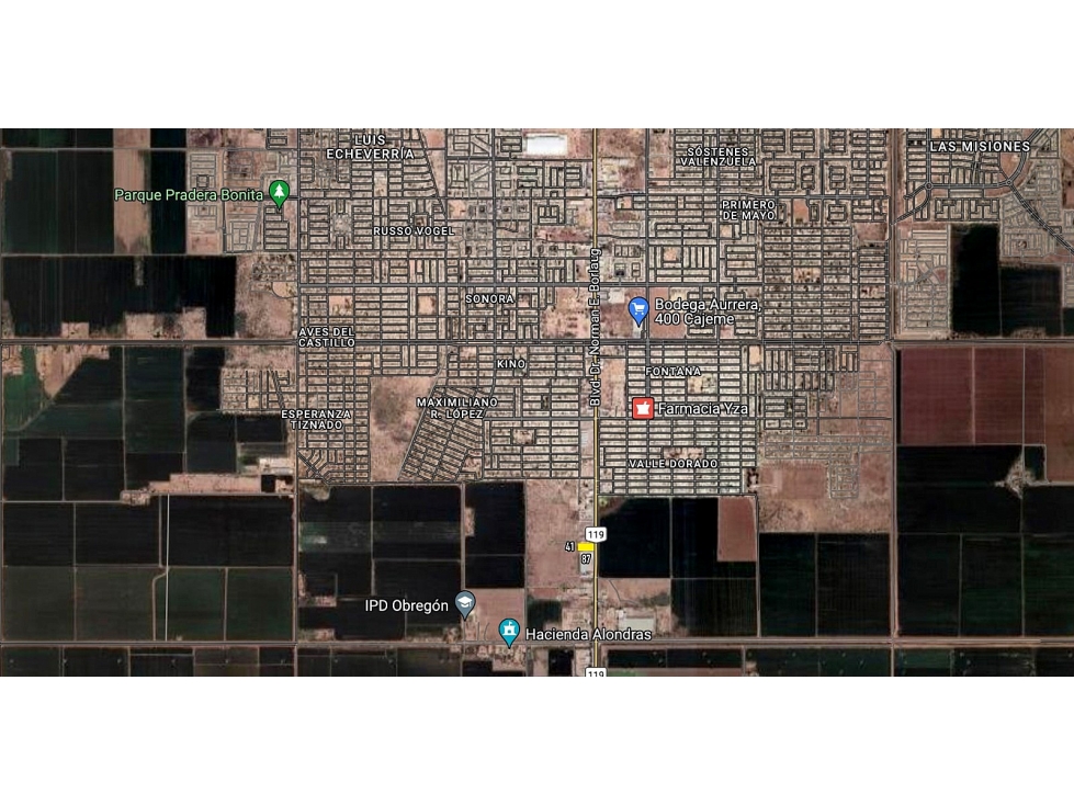 SE VENDE TERRENO SOBRE BLVD. DR. NORMAN E. BORLAUG CD. OBREGÓN, SONORA - 6