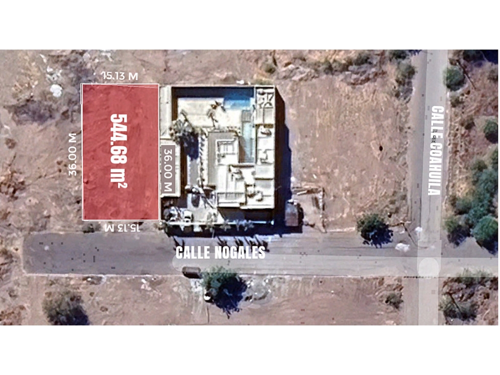 SE VENDE TERRENO C. NOGALES ZONA RESIDENCIAL NORTE EN CD. OBREGÓN. - 1