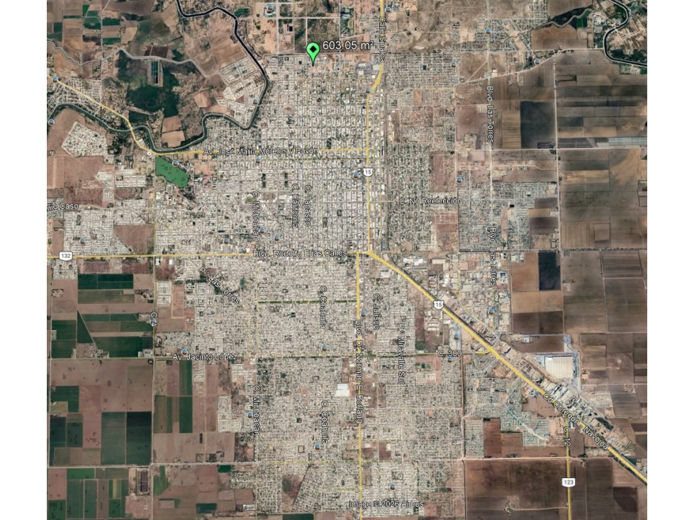 SE VENDE TERRENO C. TAMAULIPAS ZONA RESIDENCIAL NORTE CD. OBREGÓN - 4