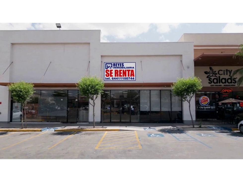 SE RENTA LOCAL PLAZA PUERTA OBREGON AL NORTE DE CD.OBREGON - 1