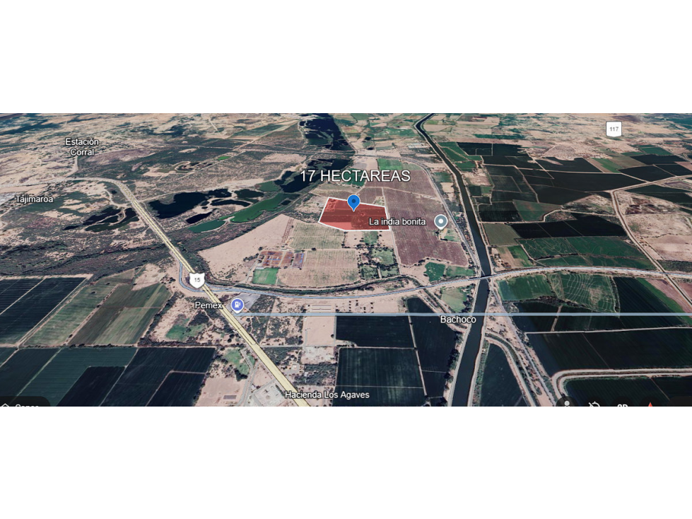 SE VENDE 17.87 HECTAREAS TERRENO AGRICOLA COL. COCORIT SONORA - 6