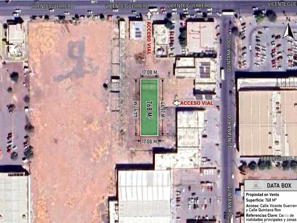 SE VENDE TERRENO AL COSTADO PLAZA TUTULI EN CIUDAD OBREGON SONORA - 1