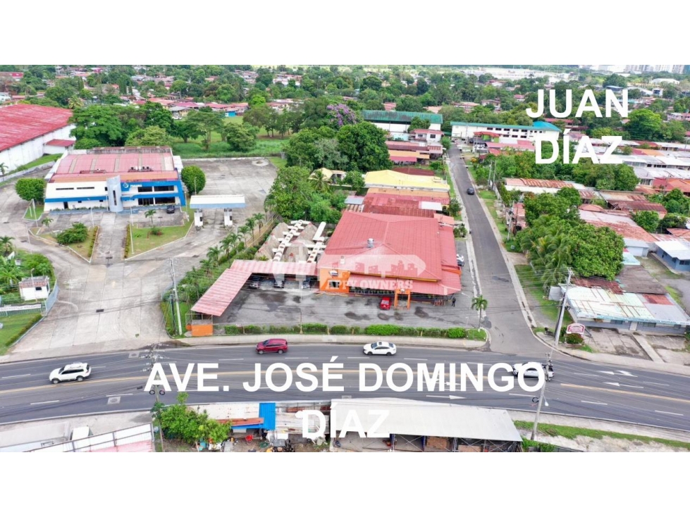 Venta de terreno comercial sobre la vía José Agustín Arango