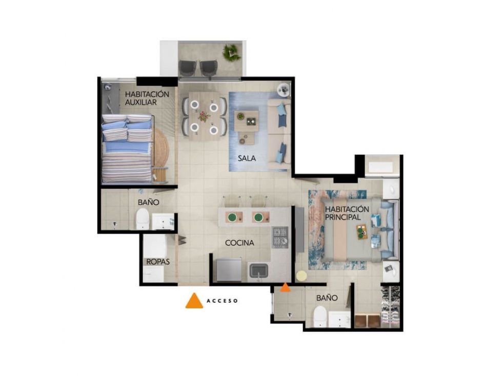 Serena del Mar - Venta de Apartamento Turístico en Praseo.