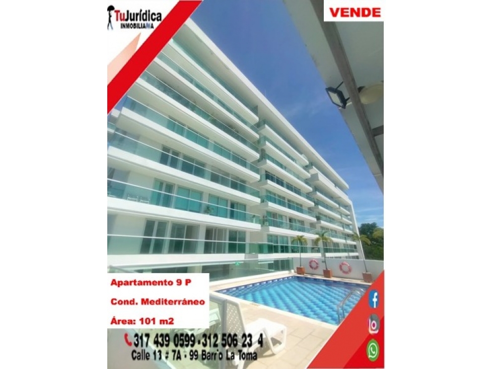 SE VENDE ESPECTACULAR APARTAMENTO - C. RES. MEDITERRANEO - NEIVA (H) - 3