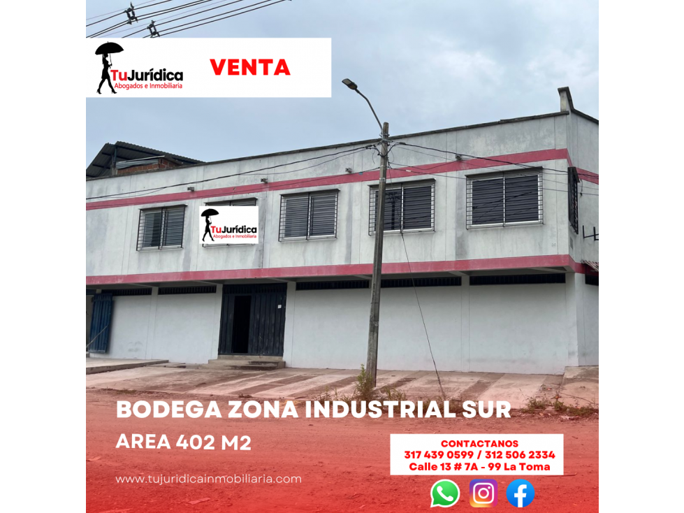 SE VENDE BODEGA ZONA INDULTRIAL SUR NEIVA (HUI-COL) - 1