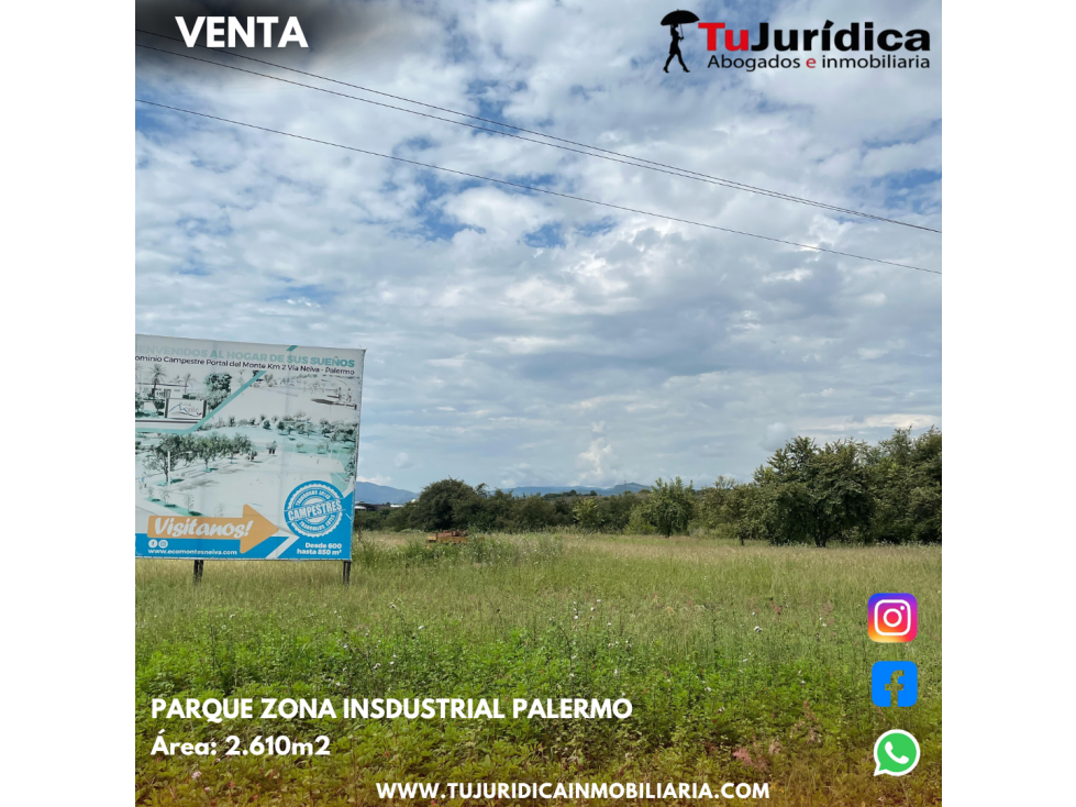 SE VENDE ESPECTACULAT LOTE ZONA INSDUSTRIAL PALERMO (HUILA-COL) - 2