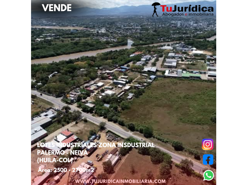 SE VENDE LOTES INDUSTRIALES ZONA INSDUSTRIAL PALERMO - NEIVA HUILA-COL - 6