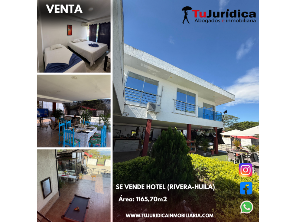 SE VENDE HOTEL (RIVERA-HUILA) - 1