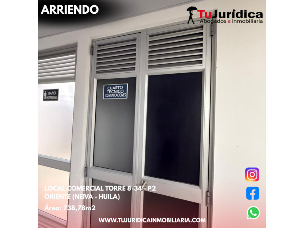LOCAL COMERCIAL TORRE 8.34 P2 ORIENTE DE (NEIVA-HUILA) - 3