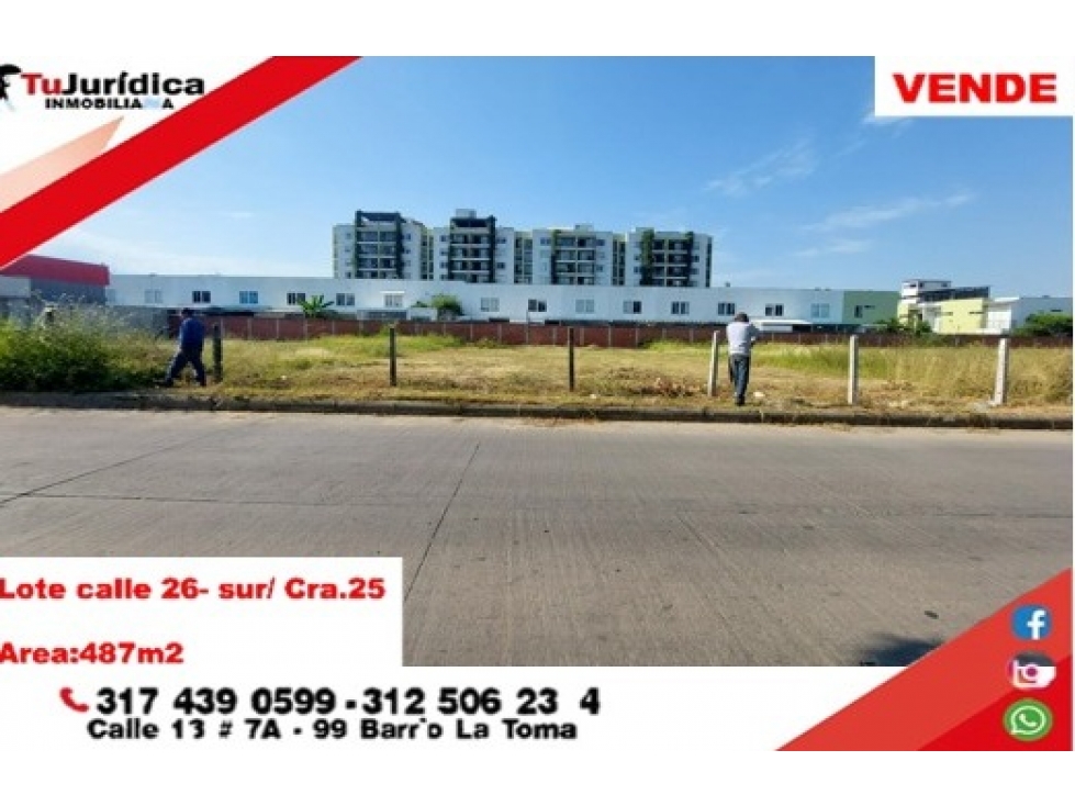 SE VENDE ESPECTACULAR LOTE AVN 26 SUR - NEIVA (HUILA-COL) - 2