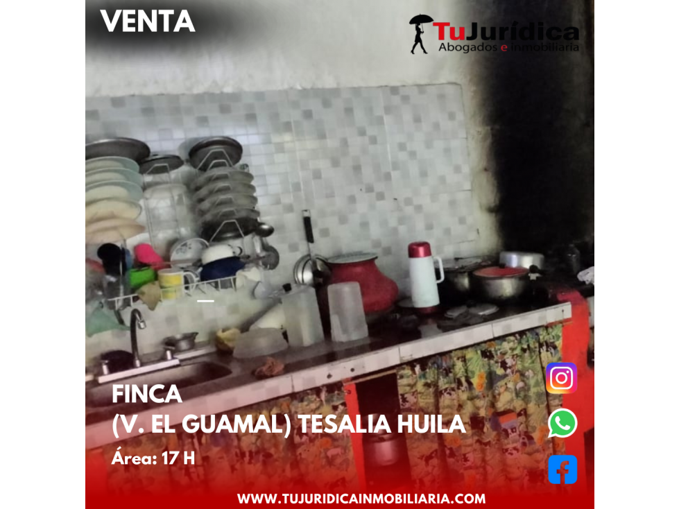 SE VENDE ESPECTACULAR FINCA V. EL GUAMAL TESALIA (HUI-COL) - 3