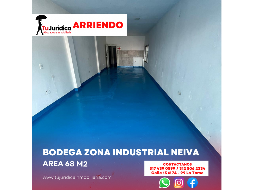 SE ARRIENDA BODEGA ZONA INDUSTRIAL NEIVA (HUI-COL) - 2