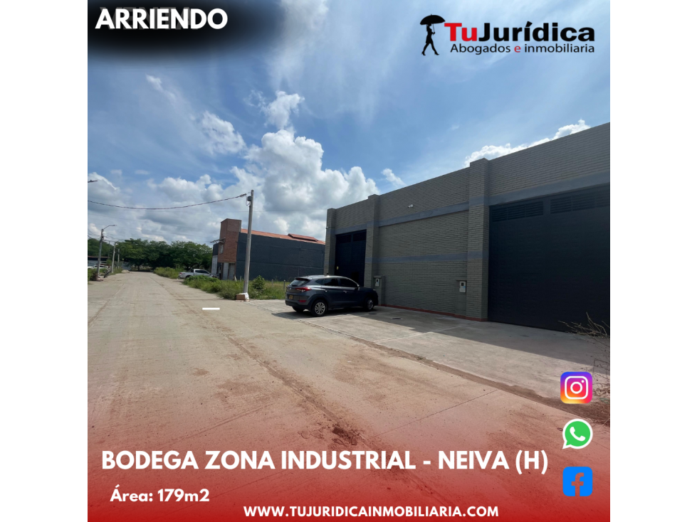 SE ARRIENDA ESPECTACULAR BODEGA ZONA INDUSTRIAL(SUR) NEIVA (HUI-COL) - 2