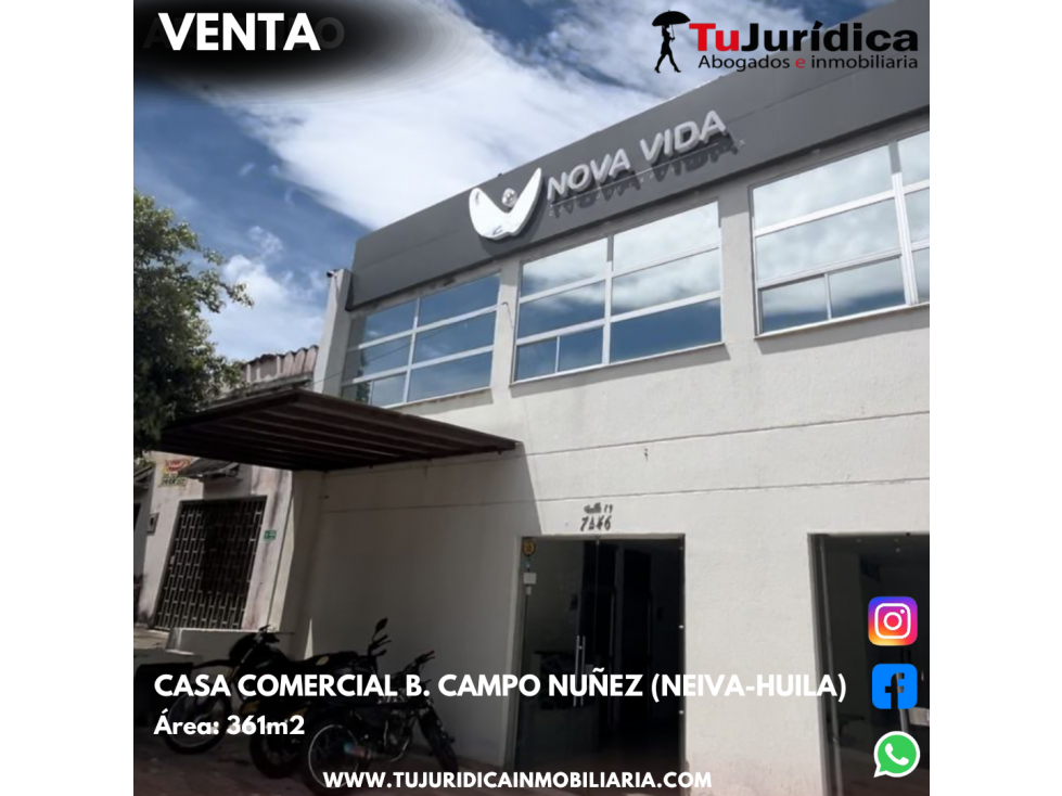 SE VENDE LOCAL COMERCIAL B. CAMPO NUÑEZ (NEIVA-HUILA) — foto 2