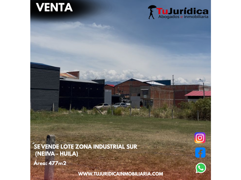 SE VENDE LOTE ZONA INDUSTRIAL SUR (NEIIVA - HUILA) - 1